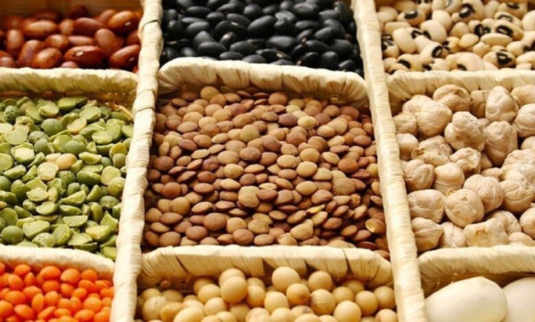 عرضه حبوبات در بازار